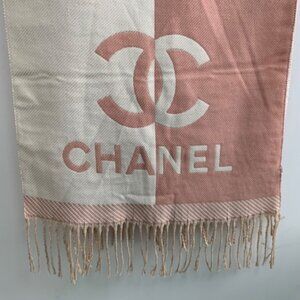 Sophisticated Chanel Colorblock Shawl